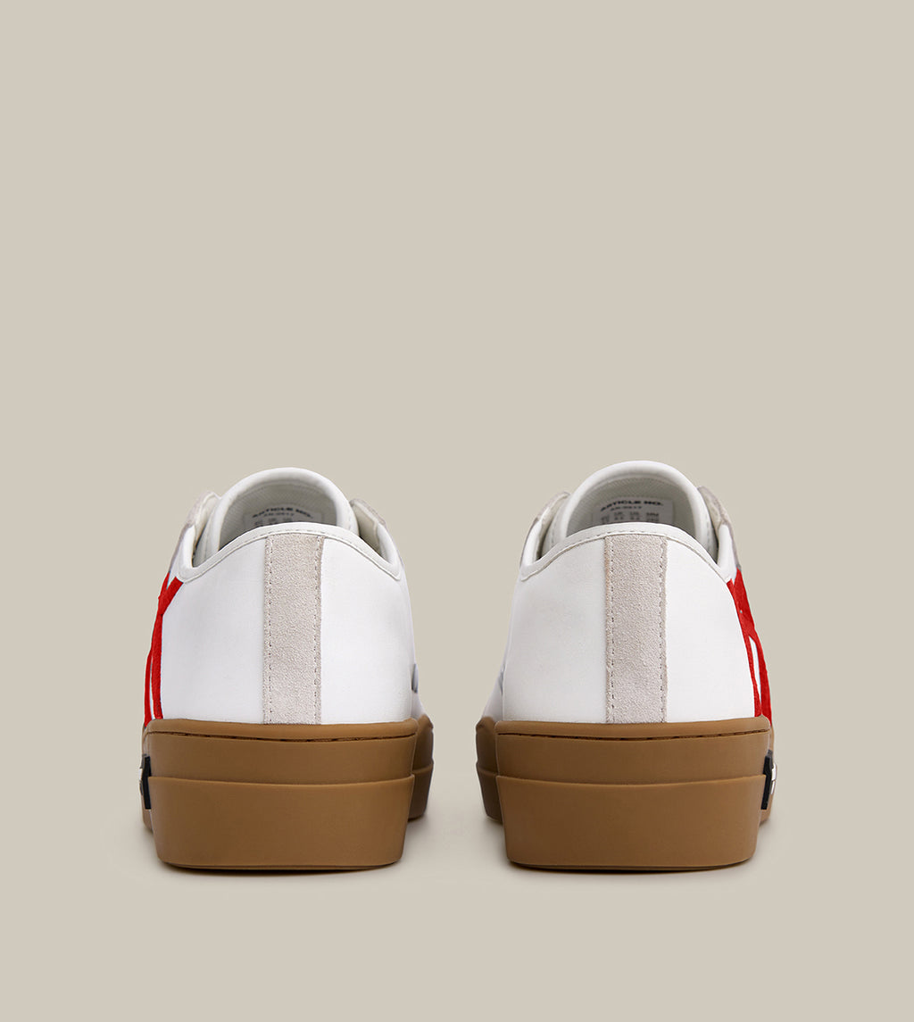 COURT SNEAKER RED LOGO GERMAN TRAINER