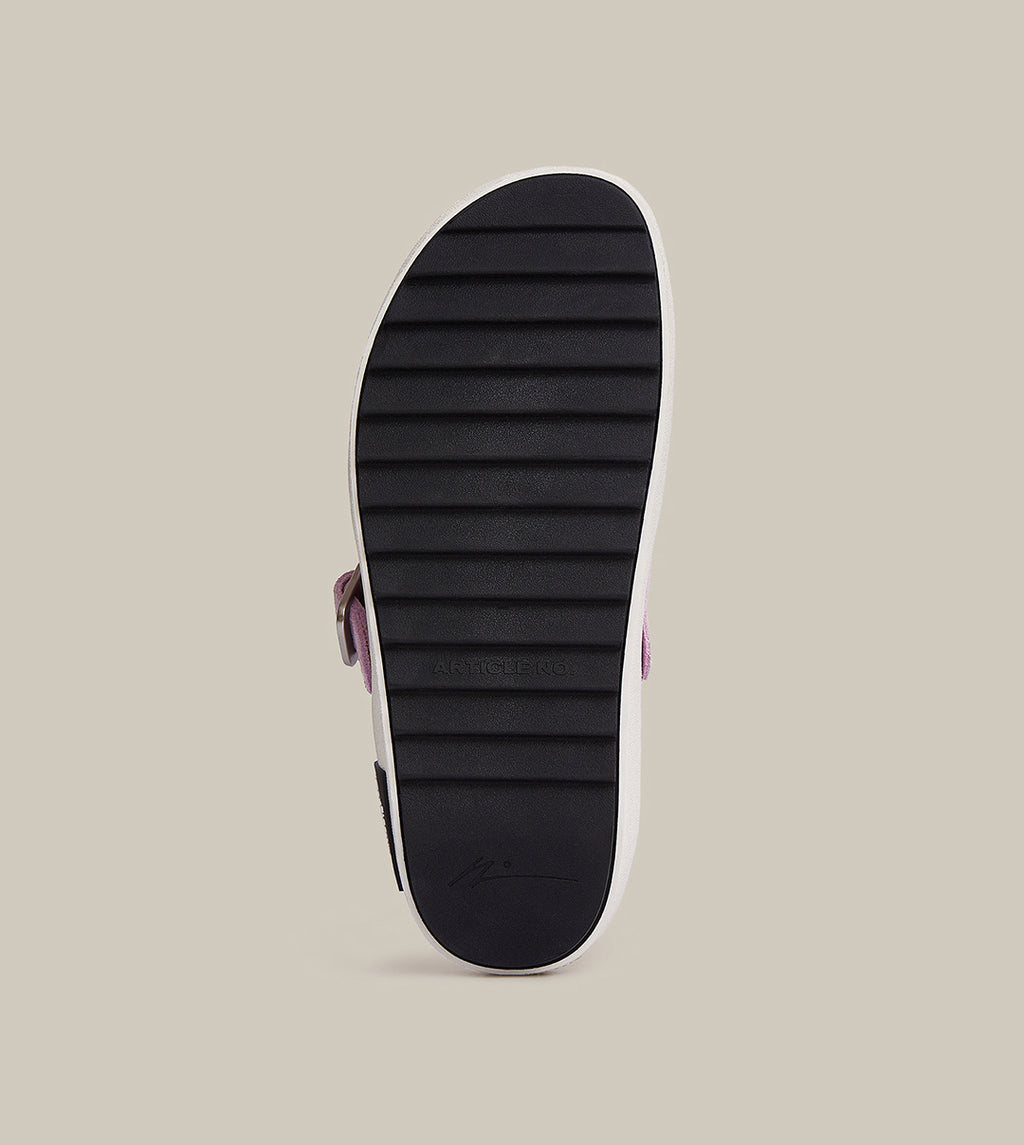 VAGABOND SUEDE LIGHT PINK DRIFT CLOGS
