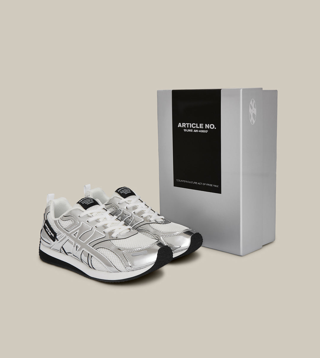 DUNE SILVER SPECIAL EDITION LOW-TOP RUNNER