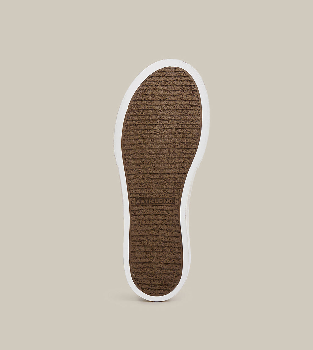 O.G. Classic AN Logo Platform White Sneakers