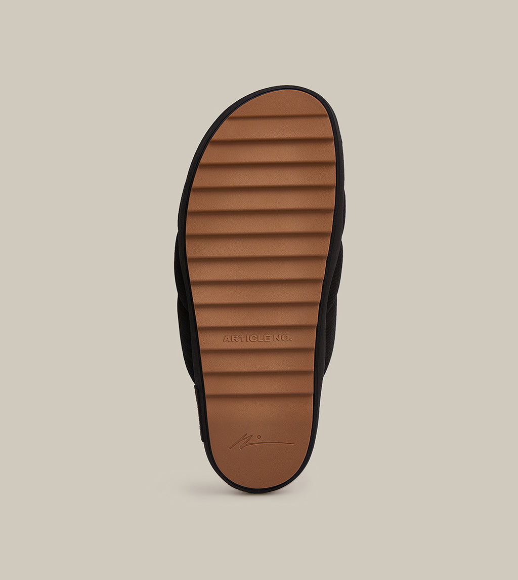VAGABOND BLACK PADDED CLOGS