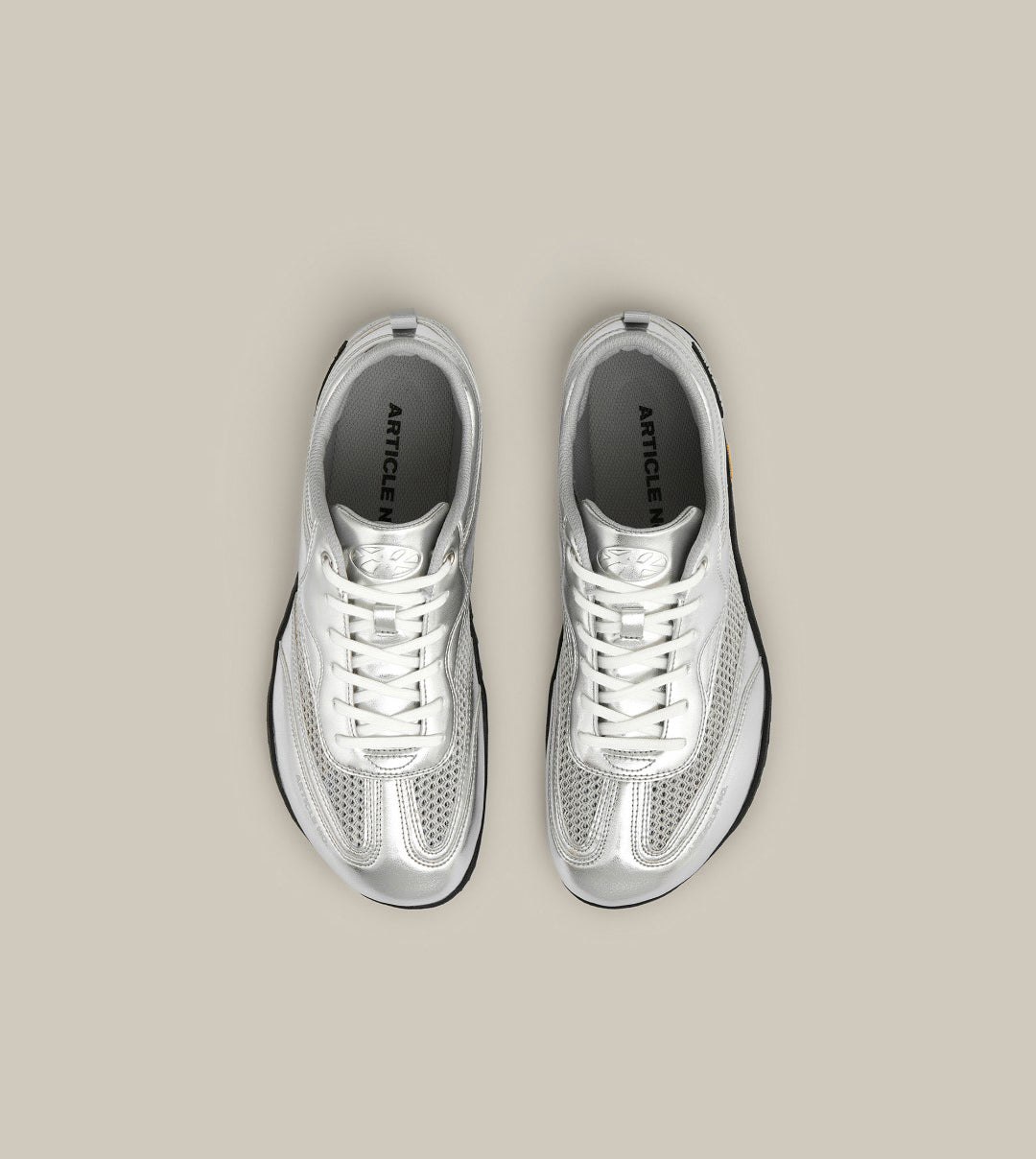 BAREFOOT ZERO-DROP SPORT SNEAKERS 1980 SILVER
