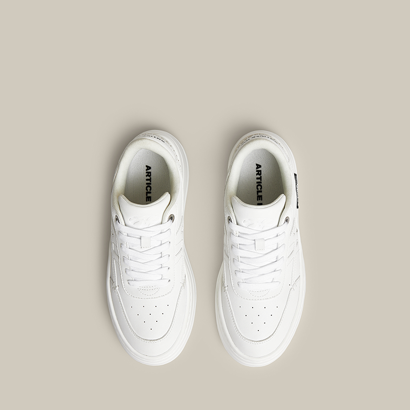 60 PLATFORMLTE WHITE SNEAKERS