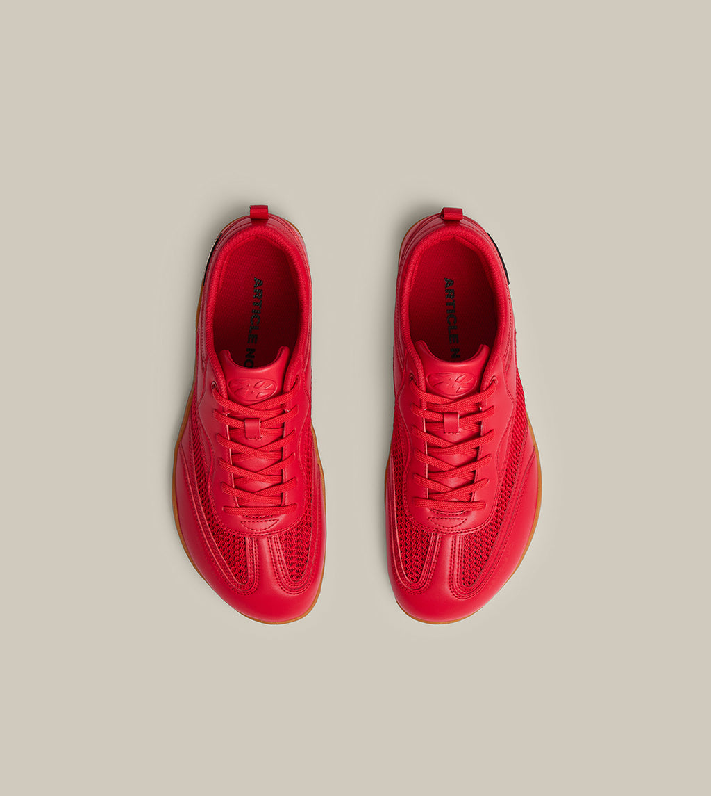 BAREFOOT ZERO-DROP SPORT SNEAKERS 1980 RED