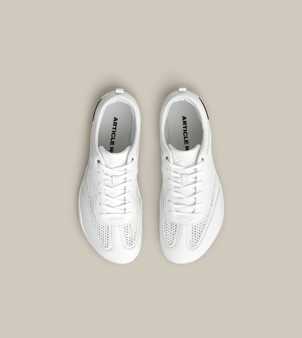 BAREFOOT ZERO-DROP SPORT SNEAKERS 1980 WHITE