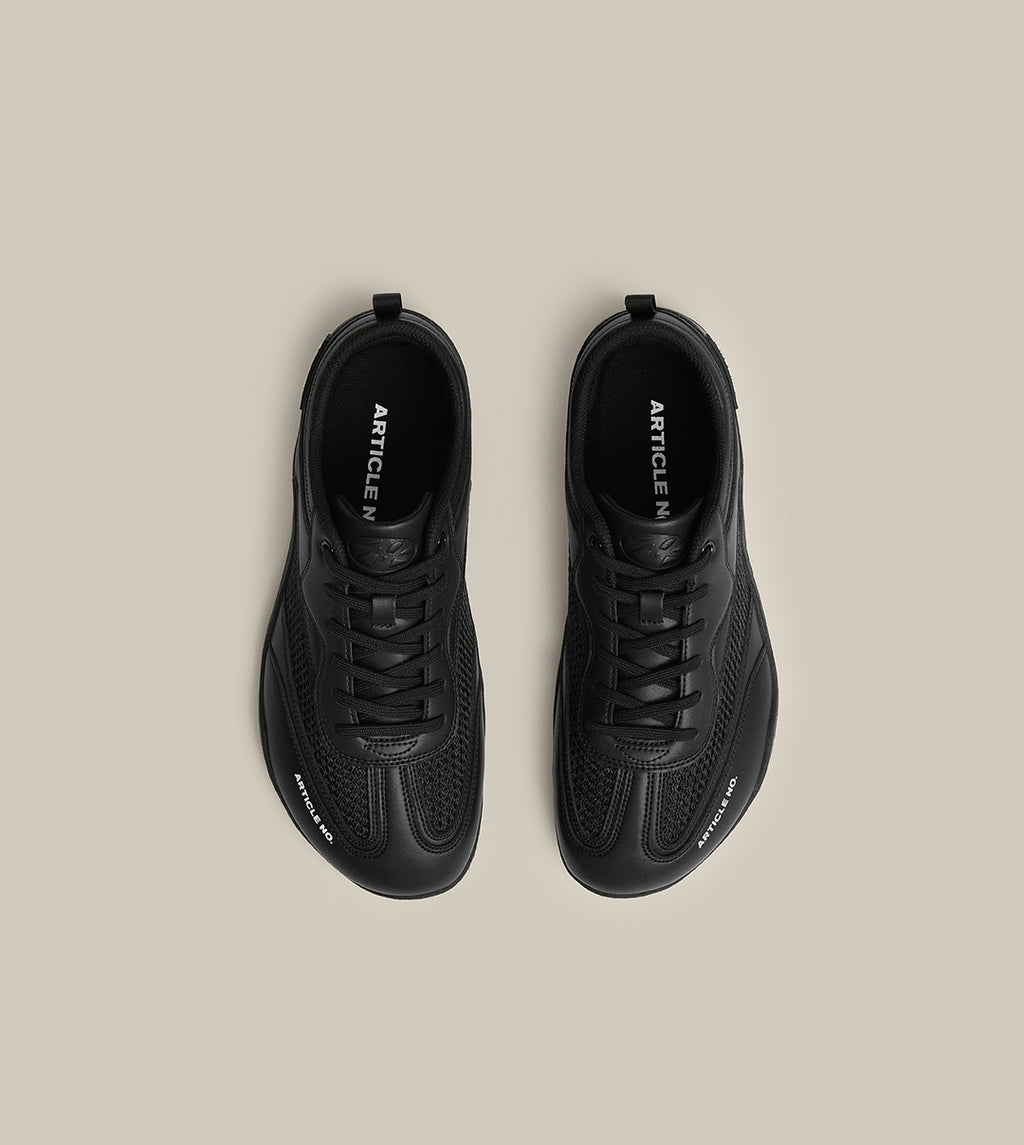 BAREFOOT ZERO-DROP SPORT SNEAKERS 1980 BLACK