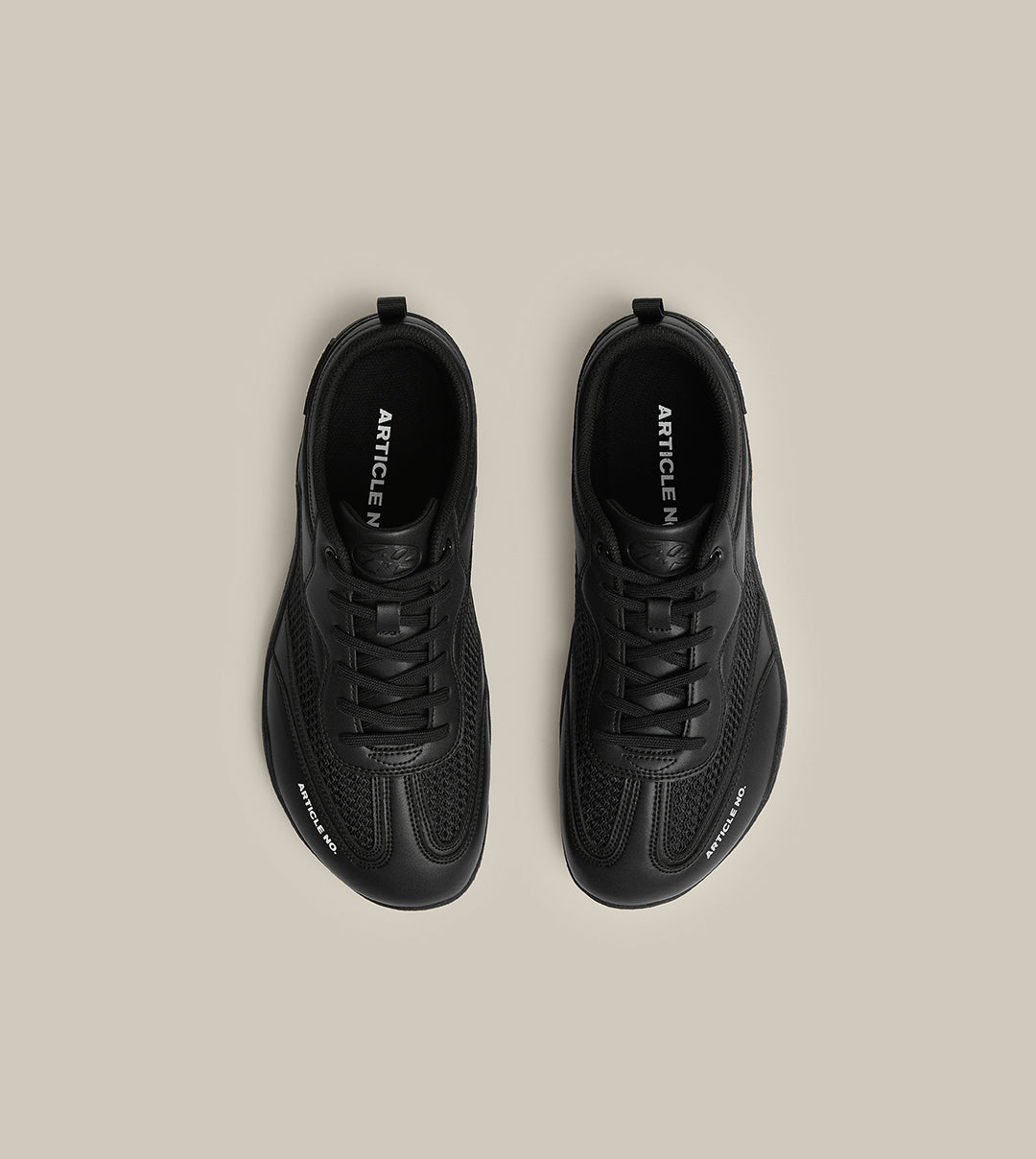 BAREFOOT ZERO-DROP SPORT SNEAKERS 1980 BLACK