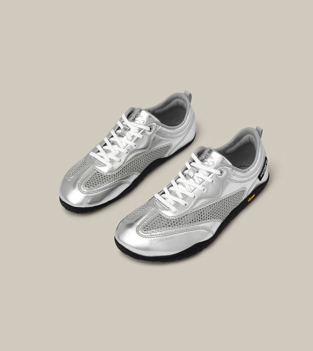 BAREFOOT ZERO-DROP SPORT SNEAKERS 1980 SILVER