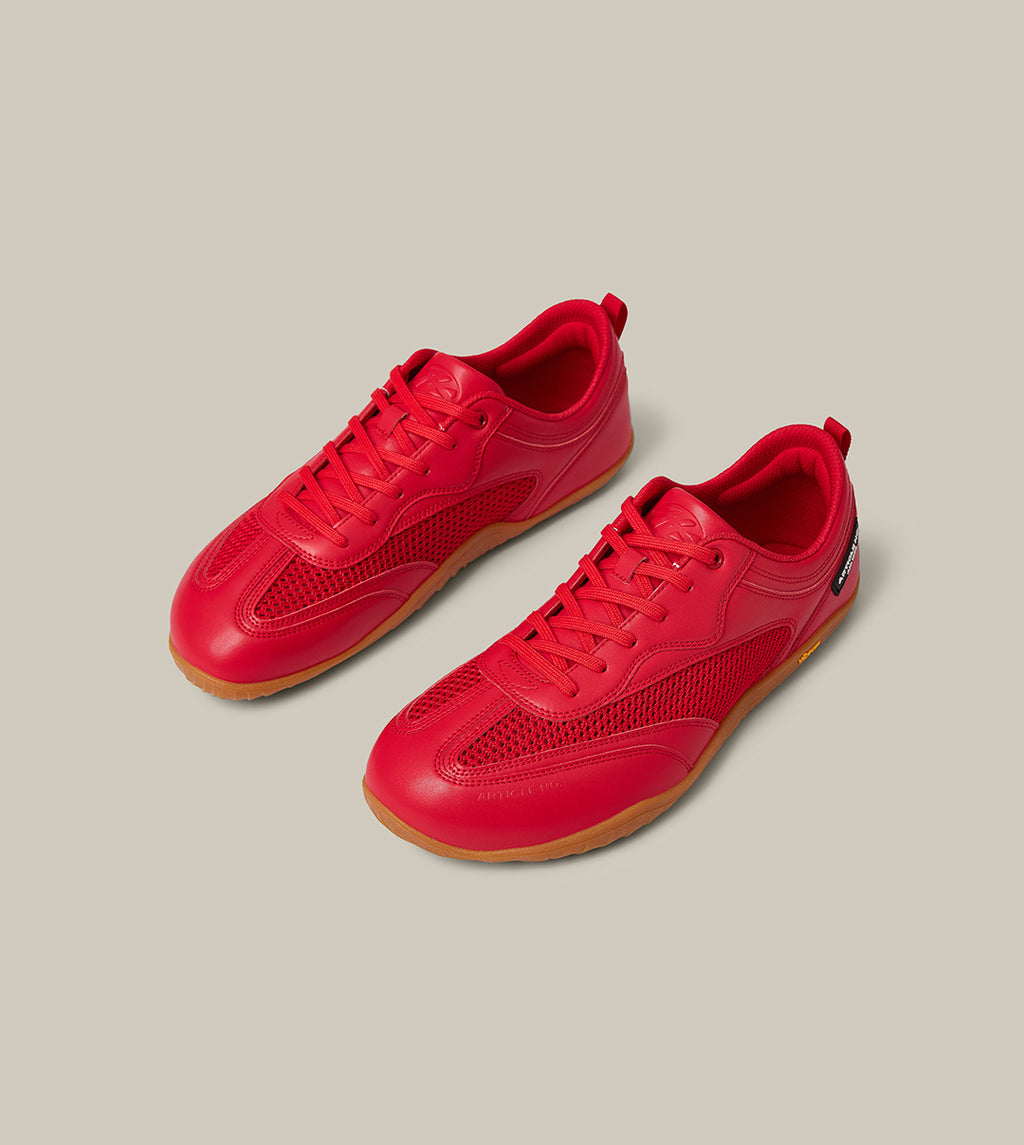 BAREFOOT ZERO-DROP SPORT SNEAKERS 1980 RED
