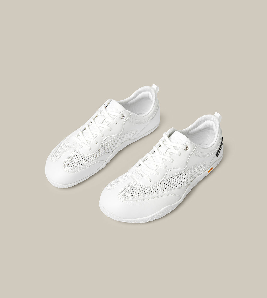 BAREFOOT ZERO-DROP SPORT SNEAKERS 1980 WHITE