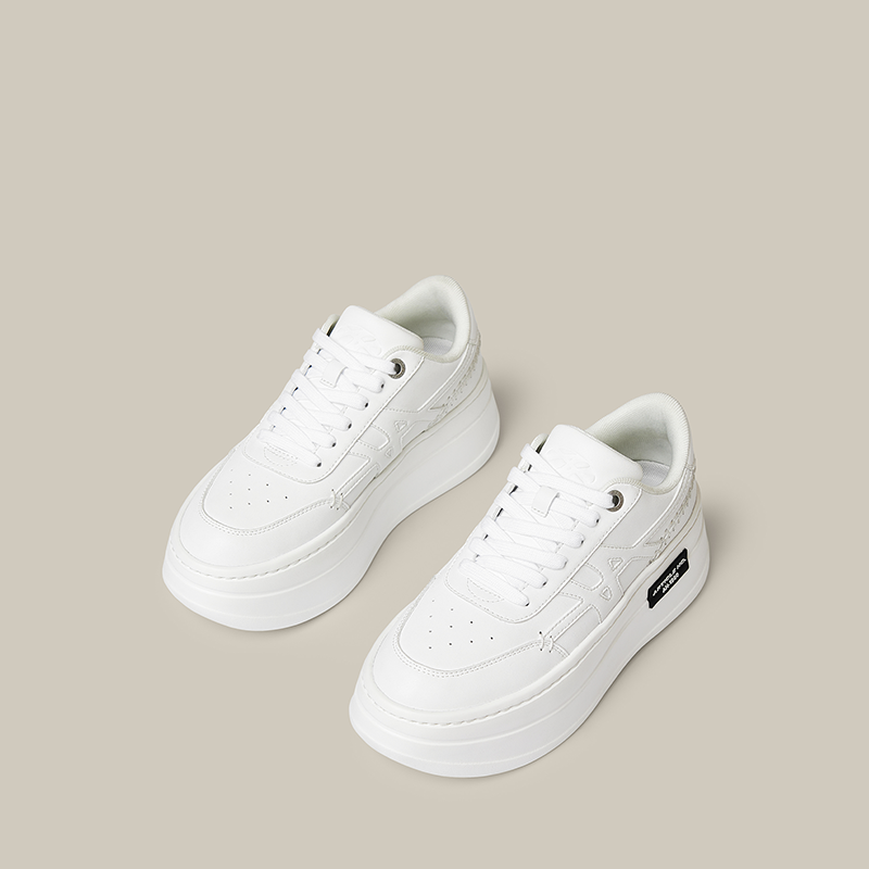 60 PLATFORMLTE WHITE SNEAKERS