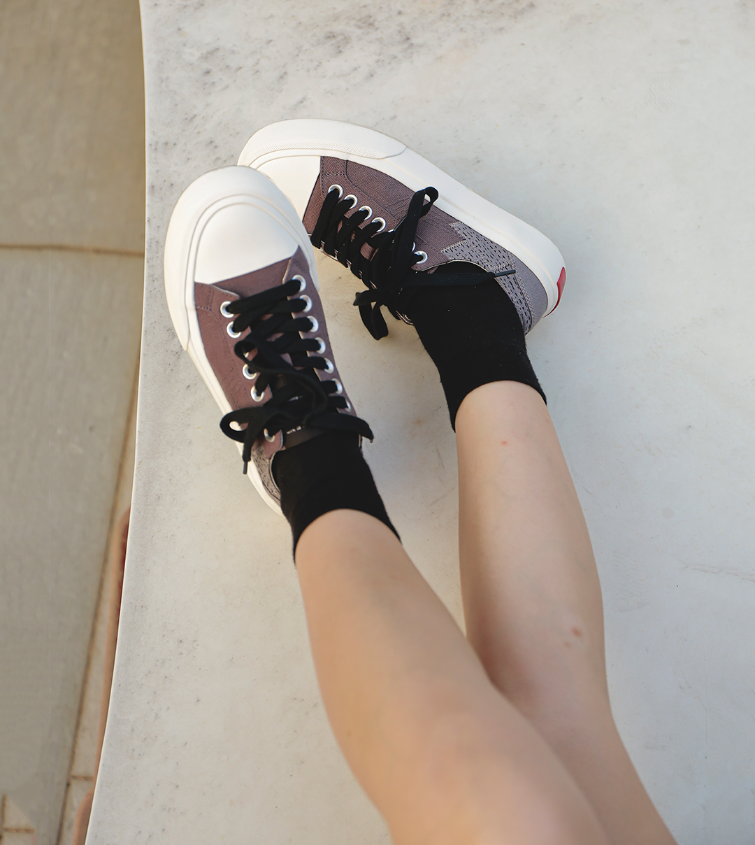 O.G. CLASSIC PATCHWORK GREY SNEAKERS