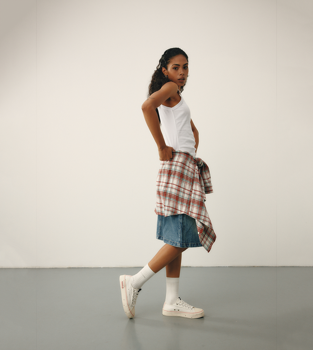 O.G. CLASSIC SPLASH-INK WHITE LOW-TOP SNEAKERS